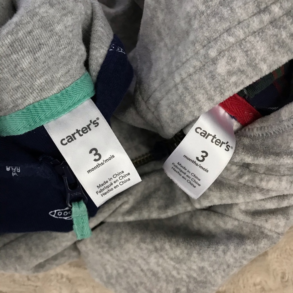 Carter’s Hooded Light Jacket Bundle 3 Months Blue - Picture 6 of 6
